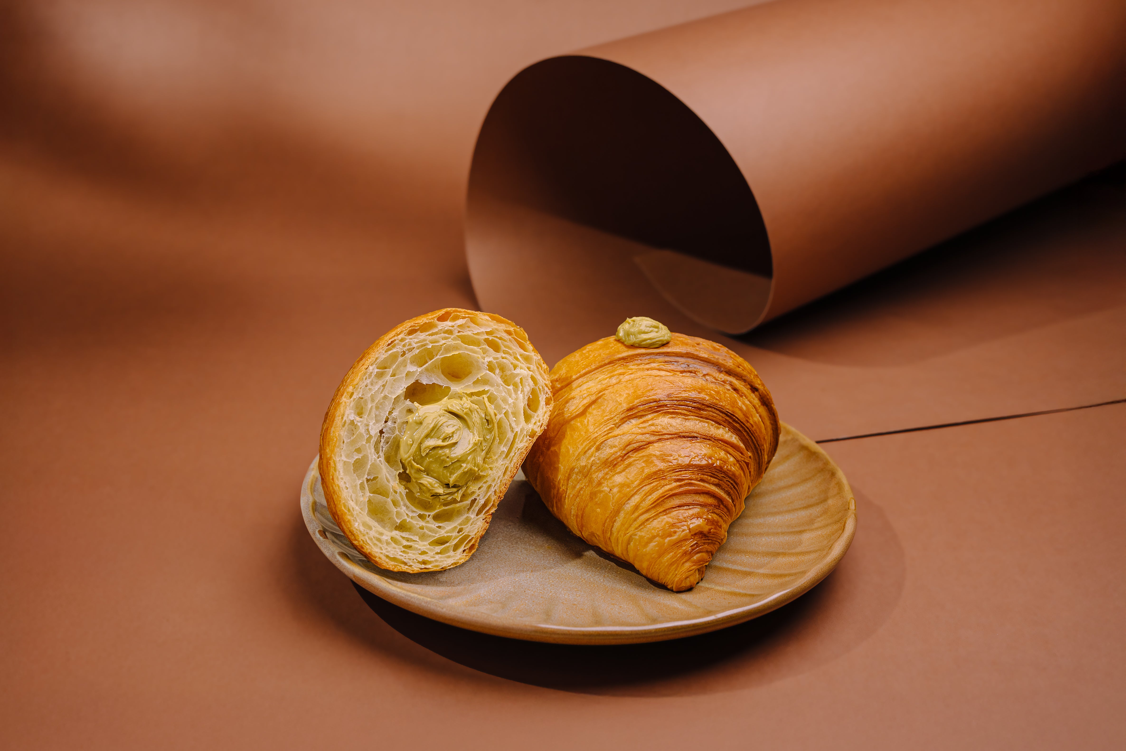 Croissant cu fistic