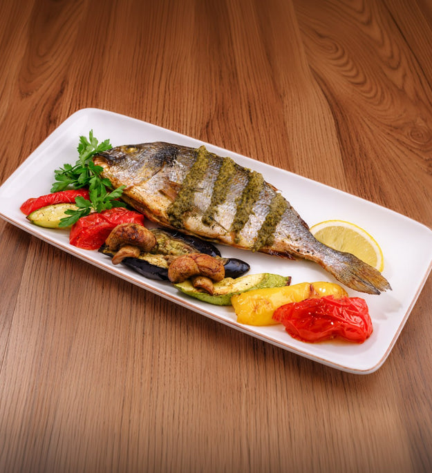 Dorado cu legume grill