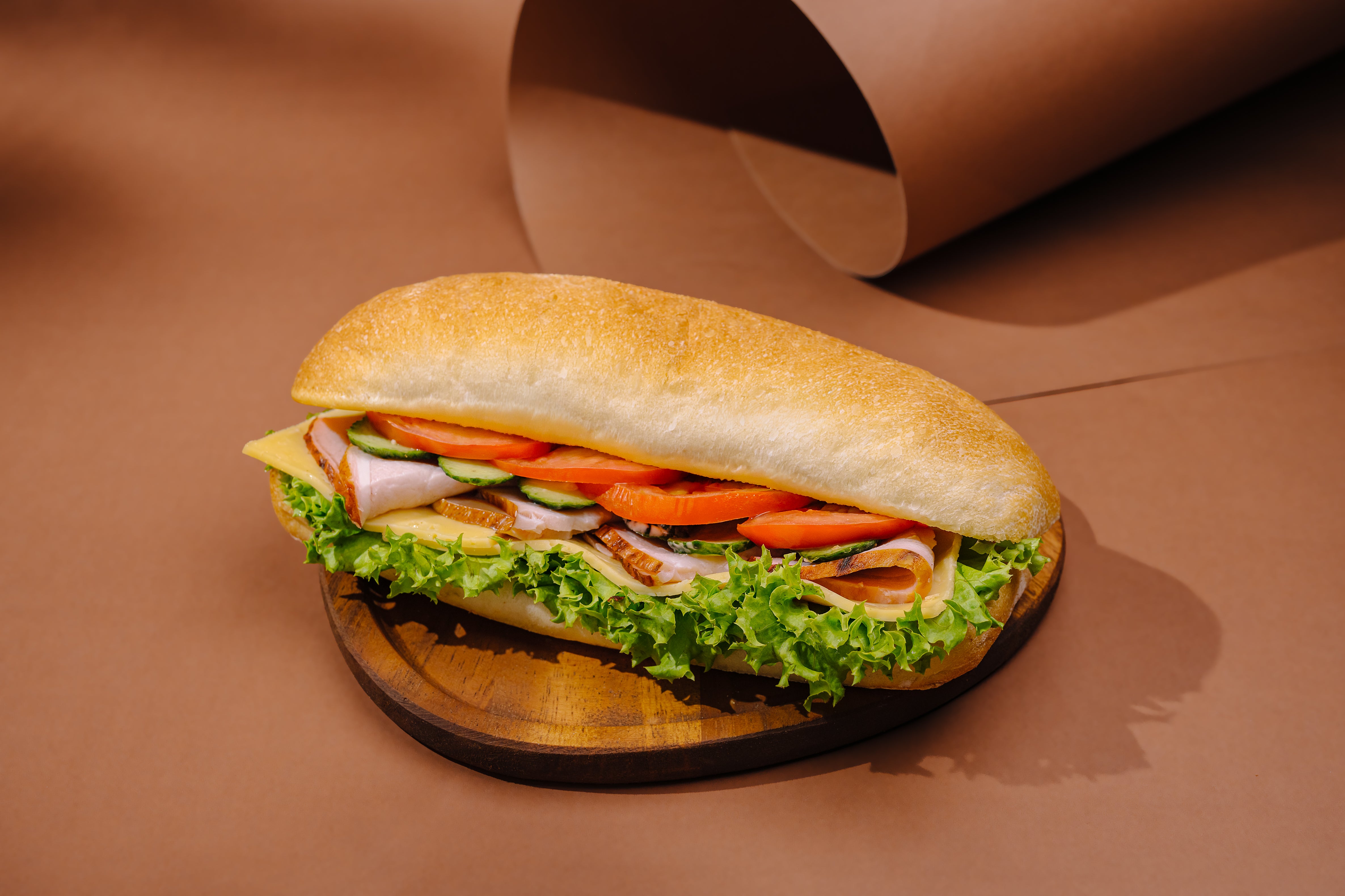 Panini cu mușchi de porc