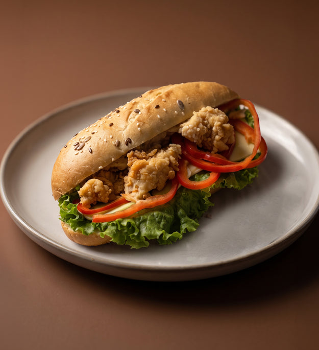 Sandwich cu pui Crispy